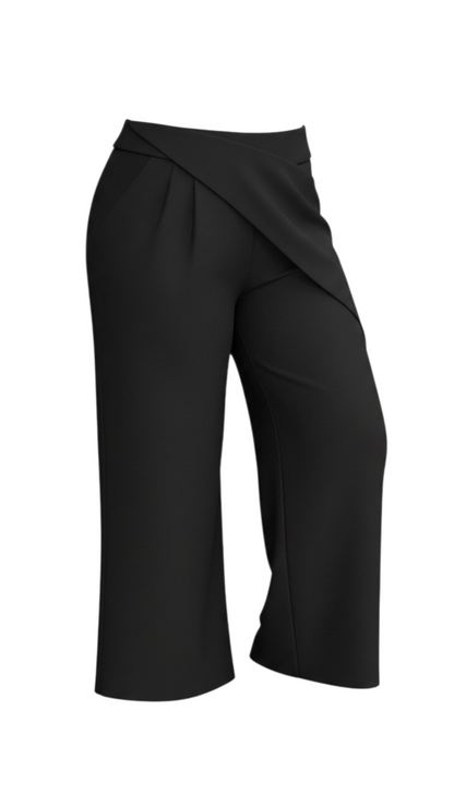 Hose Loana in blau ,schwarz , beige