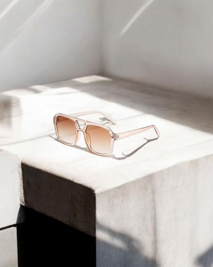 Sonnenbrille "Vinyl" in  Nude