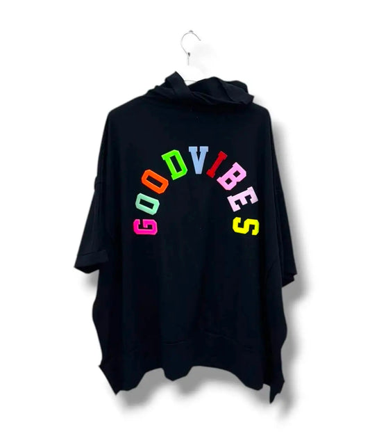 Kapuzenshirt Good Vibes Oversize