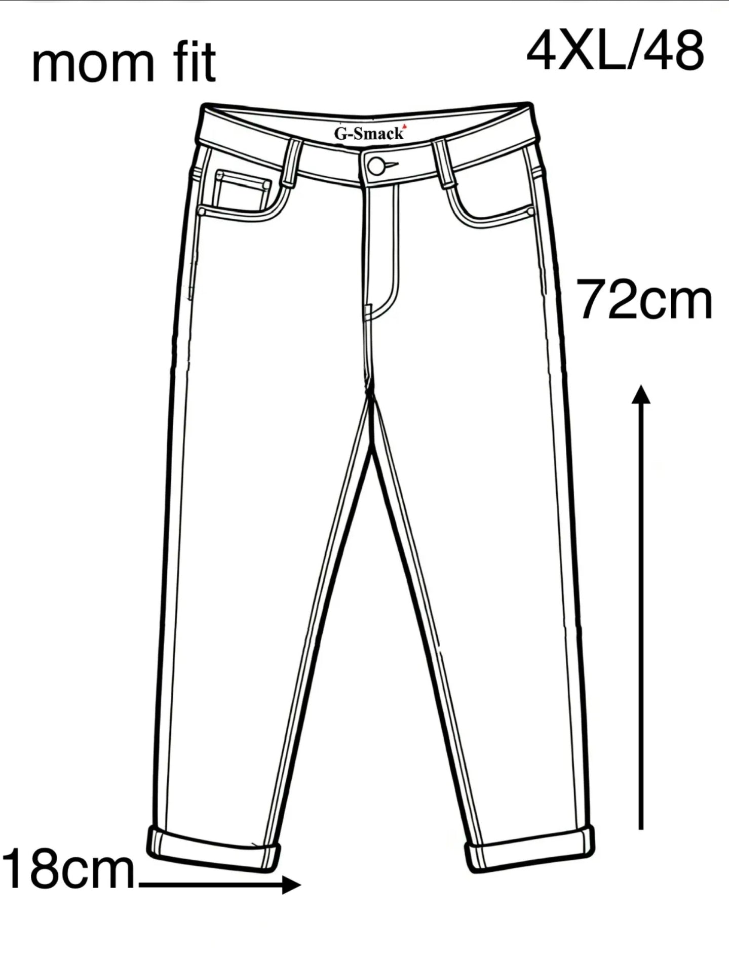 Mom Jeans schwarz