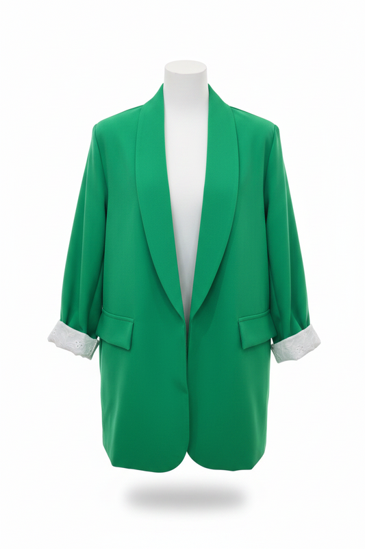 Blazer Lochstick Grün