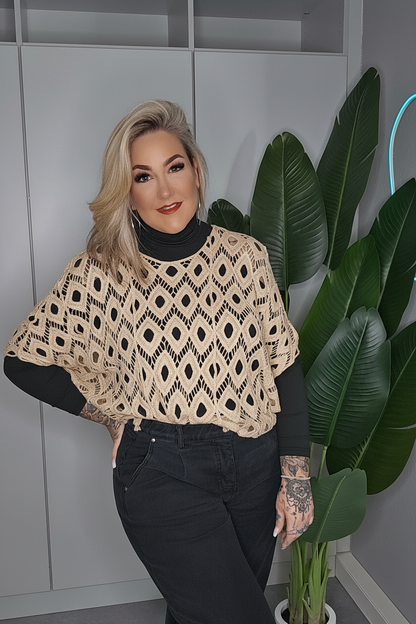 Häkel Shirt in 3 Farben