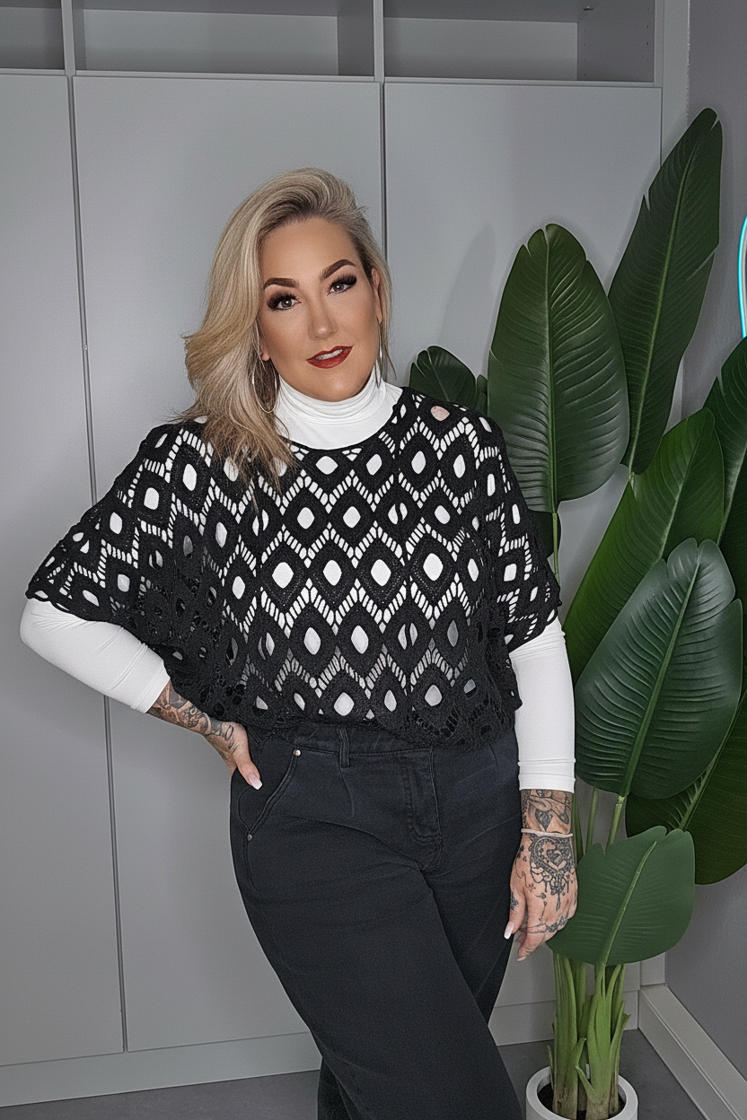 Häkel Shirt in 3 Farben